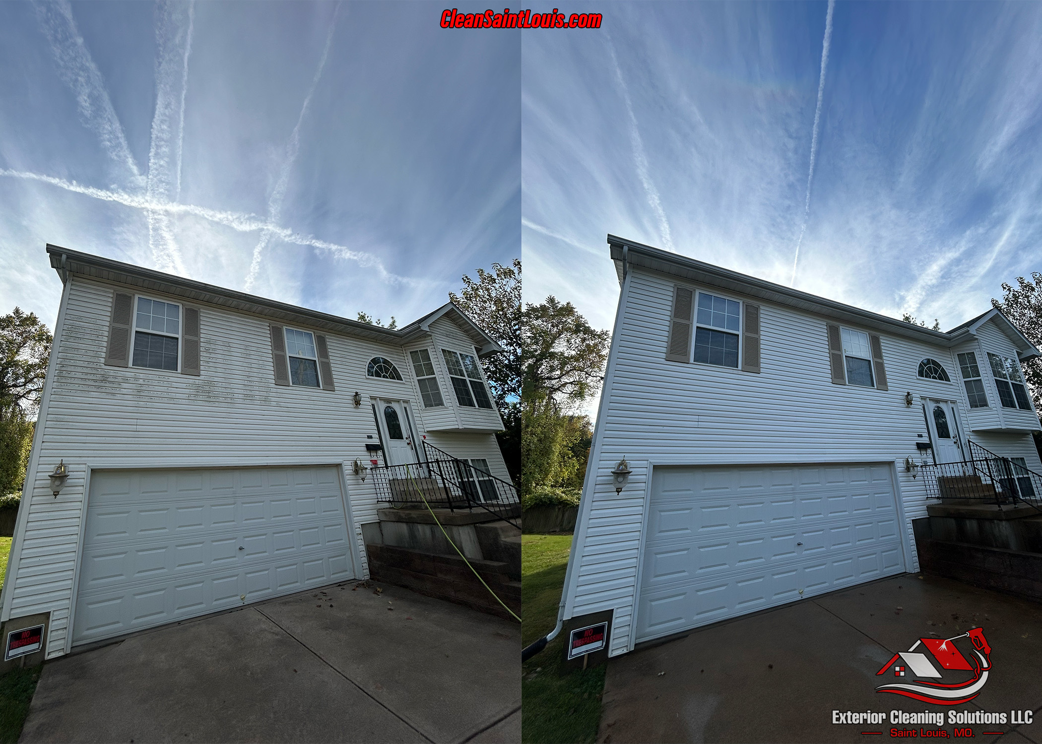 Professional Quality House Pressure Washing in St. Louis, MO.